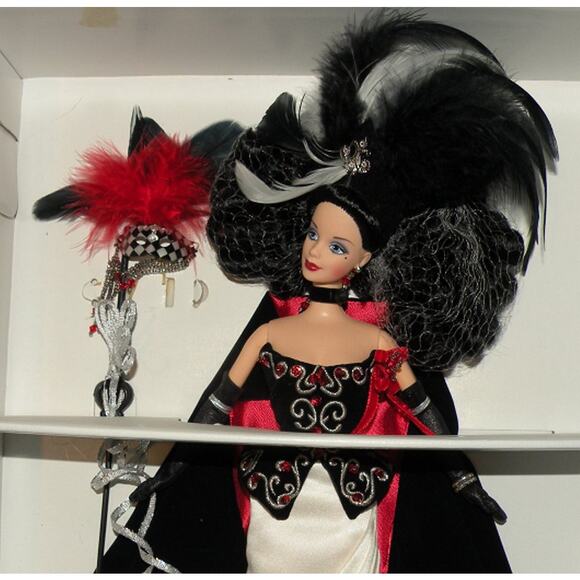 Vintage 1997 Masquerade Gala Collection Illusion Barbie NEW In Box No Cover COA - Picture 3 of 3